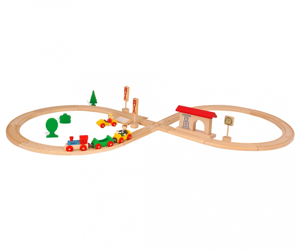 Home › Wooden train sets › Railway sets › Eichhorn Train, Circle 
