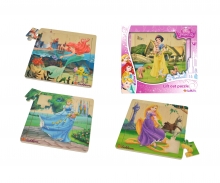 Disney Princess Lift Out Puzzle, 4-ass.