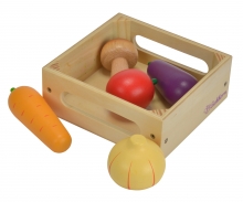 Eichhorn Holzbox mit Gemüse