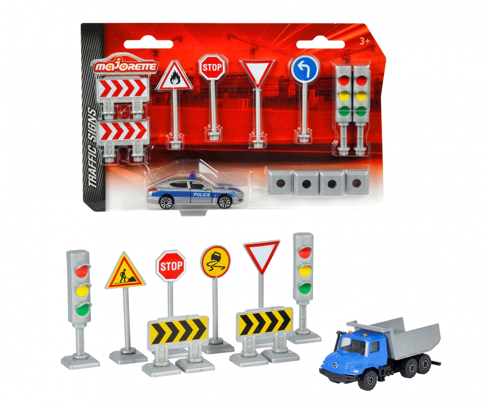 Traffic Signs + 1 Car - Creatix - Playsets - Brands & Products - www