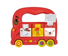 simba ABC Schiebebus mit Licht & Sound