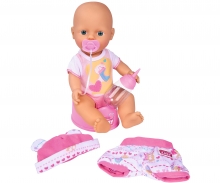 simba New Born Baby mit Kleidungsset