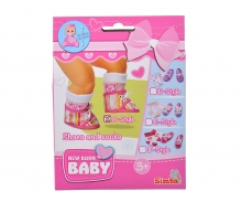 simba New Born Baby Schuhe und Socken, 4-sort.