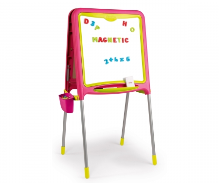pink art easel