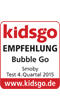 kidsgo Testsiegel Bubble Go Q4 2015