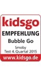 kidsgo Testsiegel Bubble Go Q4 2015 kidsgo Testsiegel Bubble Go Q4 2015
