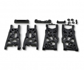 X10EB-2WD Querlenker + Halter-Set V/H