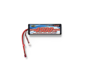 7,4V 4500mAh 60C LiPo Classic-Size T-Plug – 2S RC Akku für 1:10 Modelle, T-Plug (Deans), XHP Balancer, 134x45x24mm, 223g