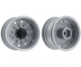 1:14 Aufliegerfelge Breitreif.Silber (2)