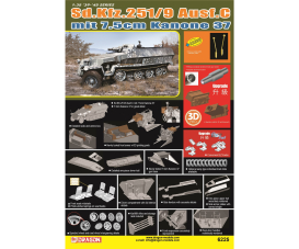 1:35 Sd.Kfz.251/9Ausf.C m.7.5cm Kanone37
