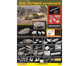 1:35 Sd.Kfz.251/1 Ausf.D m.7,5cm PaK 40