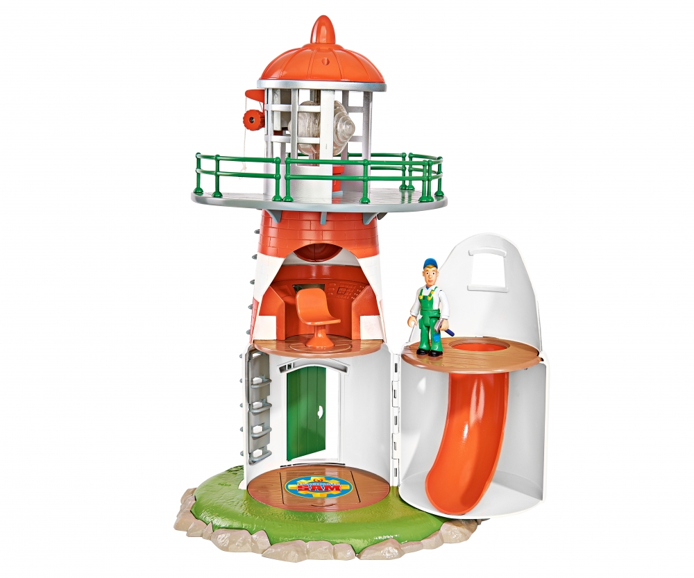 Sam Lighthouse With Figurine Fireman Stars Heroes Themes Sam Lighthouse With Figurine