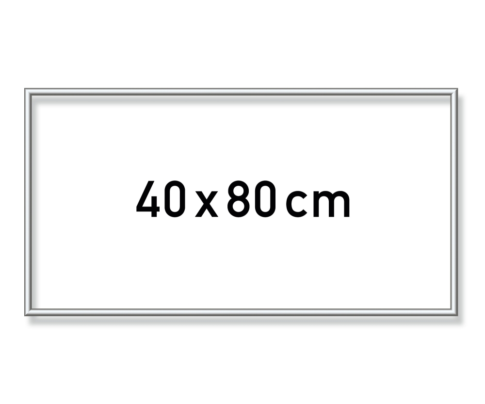 Aluminium Frame 40 X 80 Cm Mat Silver Picture Frames Made Of Aluminium Frame 40 X 80 Cm Mat Silver Picture Frames Made Of Profiles Accessories Malennachzahlen Schipper De