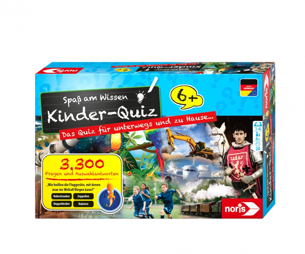 Kinder Quiz 6+ - Lernspiele - Spiele - shop.noris-spiele.de