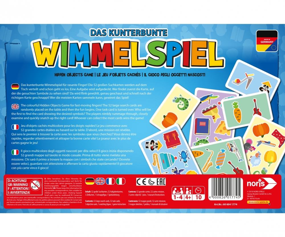 Das kunterbunte Wimmelspiel Neuheiten shop.norisspiele.de