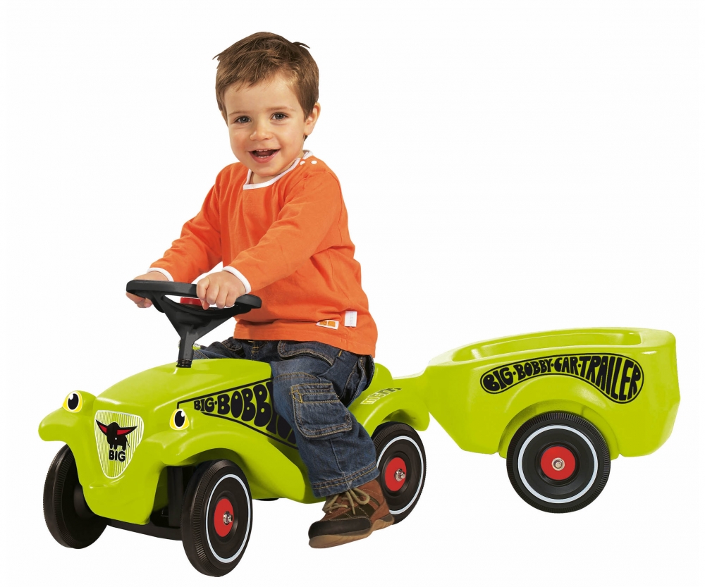BIG-Bobby-Car-Trailer Grün - Anhänger - Zubehör - shop.big.de