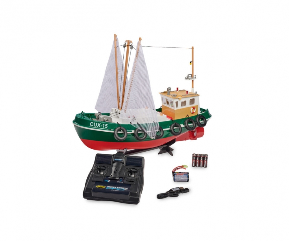 Rc Fishing Boat Cux 15 2 4g 100 Rtr Boat Models Rc Models Carson Modelsport Products Www Carson Modelsport Com