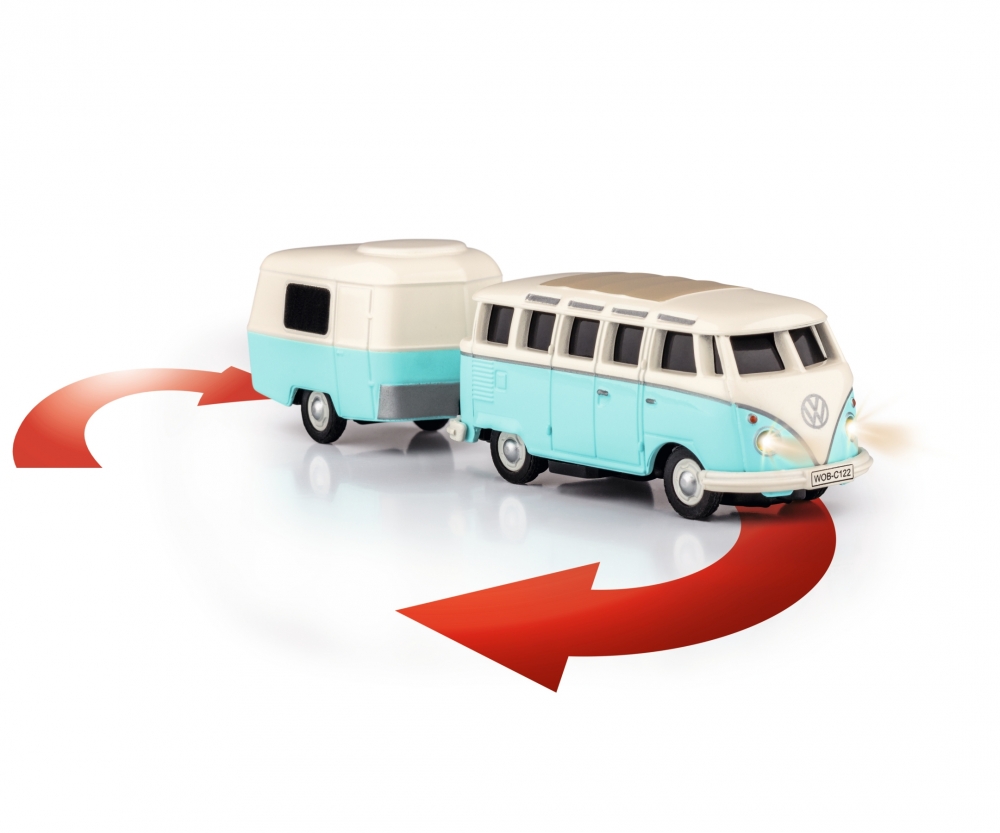 1 87 Vw T1 Samba Bus W Trailer 2 4g Rtr Rc Vehicles High Detail 1 87 Rc Models Carson Modelsport Products Www Carson Modelsport Com