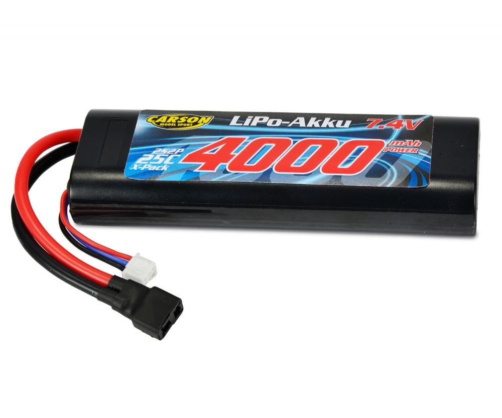 LiPoRP7.4V4000mAh25CRoundTPlug Akkus und Batterien Zubehör