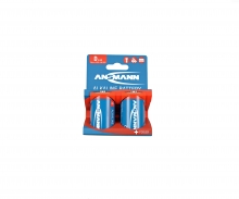 carson Mono LR20 Alkaline Battery Set, 2-pack