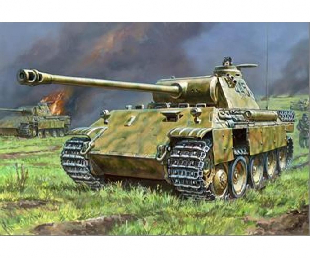 1:100 Panther Ausf.A German Tank WWII - Kits Others - Plastic Kits ...