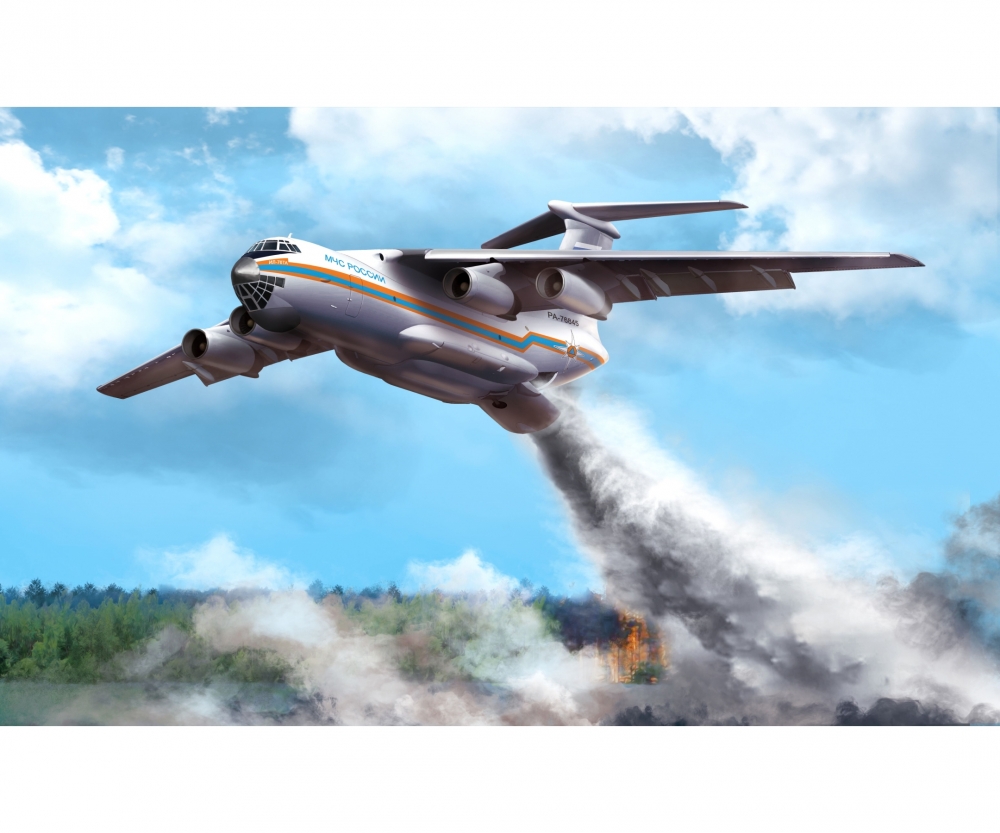 1 144 Ilyushin Il 76td Emercom Sonstige Kits Kunststoff