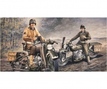 carson 1:35 U.S. Motorcycles WWII