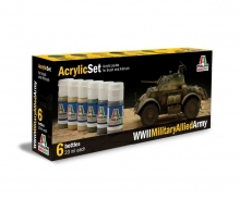 Acrylic Set WWII Military Allied Army carson Acrylic Set WWII Military Allied Army