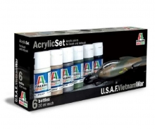 carson Acrylic Set U.S.A.F. Vietnam War