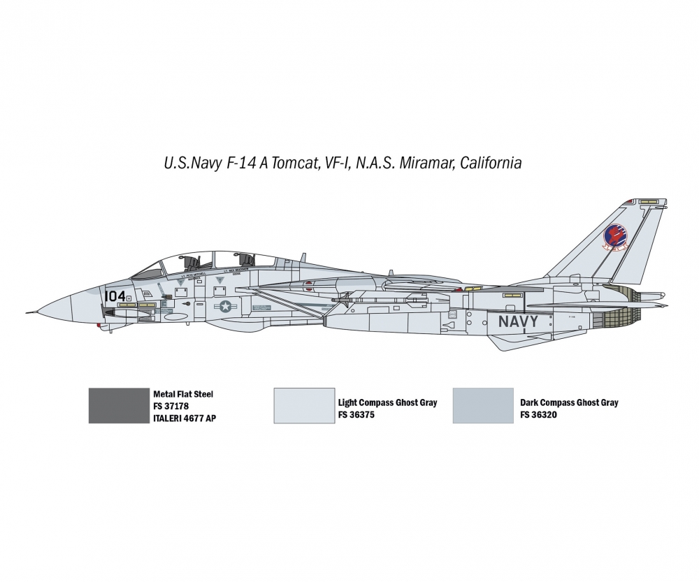 1 72 Us Nf F 14a Vs A 4f Aircraft 1 72 1 144 Plastic Models Italeri Brands Www Carson Modelsport Com