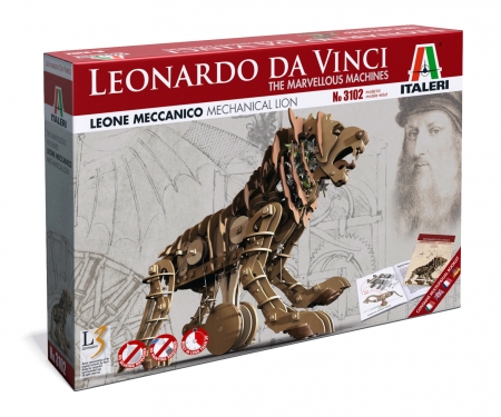 ITALERI "Leonardo Da Vinci" Mechanical Lion - Kits Léonard ...