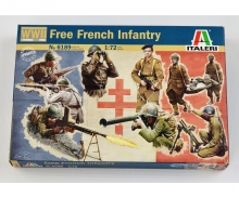 carson Italeri French Infantry WW II Model Kit 1:72