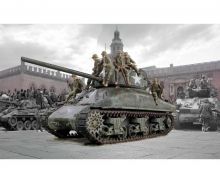 carson Italeri M4A1 Sherman with U.S. Infantry Kit