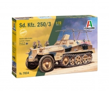 carson Sd. Kfz 250/3 Model Kit 1:72 with 3 Figures