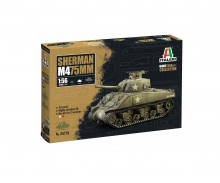 carson Italeri 1:56 US M4 Sherman 75 mm Model Kit