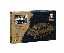 carson Tiger I Ausf. E Model Kit 1:56 with Zimmerit