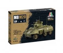 carson Italeri M8/M20 Greyhound Model Kit 1:56