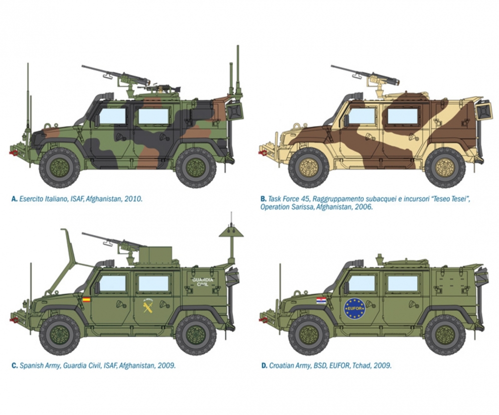 1 35 4x4 Iveco Lince Military Vehicle Militar Fahrzeuge 1 35 Plastik Modelle Italeri Marken Www Carson Modelsport Com