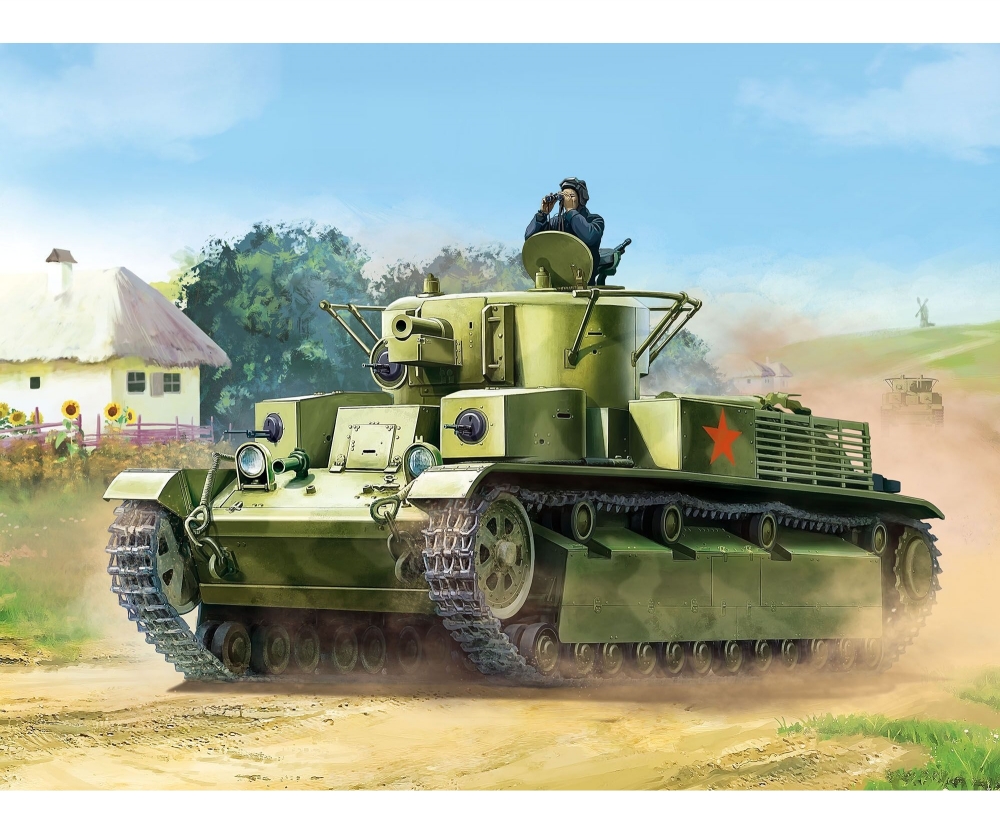 1 100 T 28 Soviet Heavy Tank Wwii Kits Others Plastic Kits