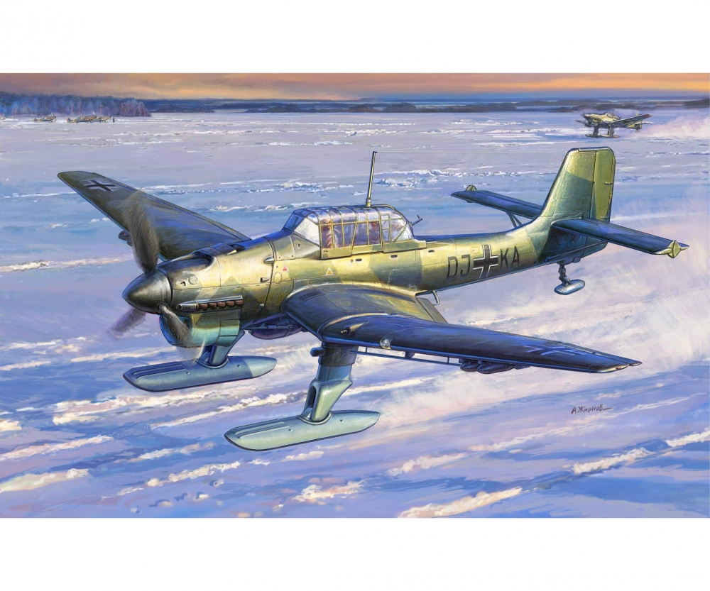 1 72 Ju 87 B 2 U4 Stuka W Ski Sonstige Kits Kunststoff Kits Zvezda Marken Www Carson Modelsport Com