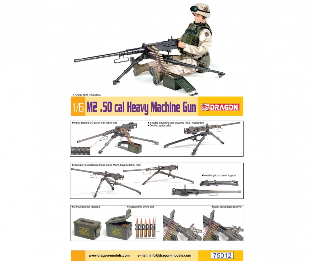 1 6 M2 50 Cal Heavy Machine Gun Kits 1 6 Plastic Kits Dragon Brands Www Carson Modelsport Com 1 6 M2 50 Cal Heavy Machine Gun Kits 1 6 Plastic Kits Dragon Brands Www Carson Modelsport Com