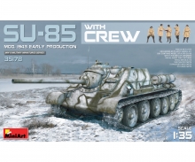carson 1:35 SU-85 Early Prod. 1943 w/Crew (5)