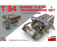 carson 1:35 T-34 Motor (V-2-34) m.Getriebeblock