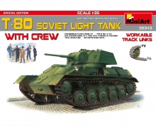 carson 1:35 Sov. T-80 Light Tank (5) SE