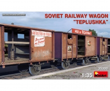carson 1:35 Sov. Eisenbahnwaggon Teplushka