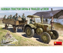 carson 1:35 Tracteur allemand D8506 avec... Remorque (11)