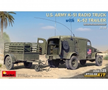 carson 1:35 US Radio Truck K-51 w/ trailer K-52