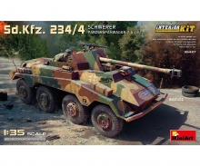 carson 1:35 Sd.Kfz 234/4 Panzerspähwag mit Interieur