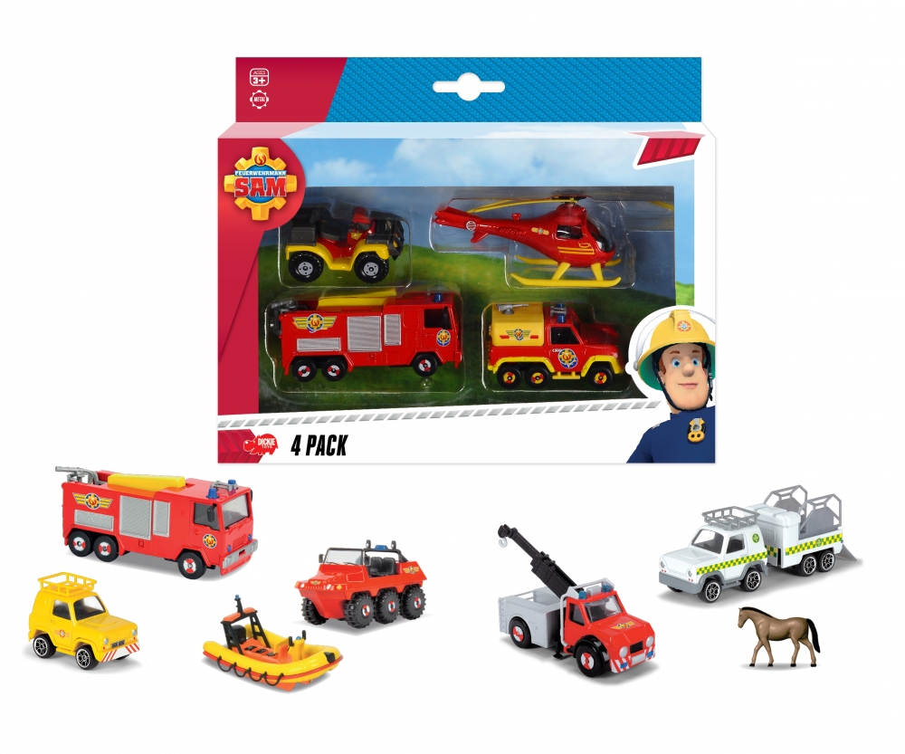 Feuerwehrmann Sam 4 Pack Fireman Sam Known From Tv Brands