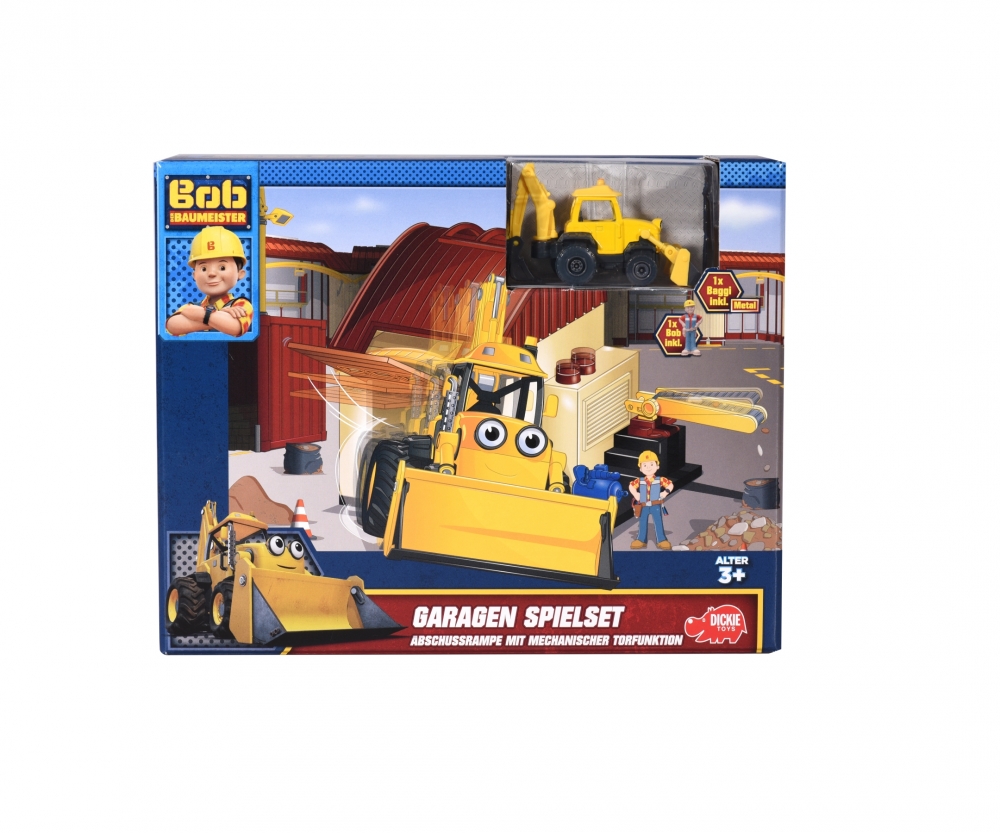 Bob The Builder Garage Playset Scoop And Bob Bob The Builder Known From Tv Brands Products Www Dickietoys De